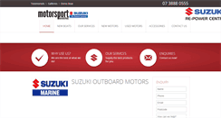 Desktop Screenshot of motorsportmarine.com.au